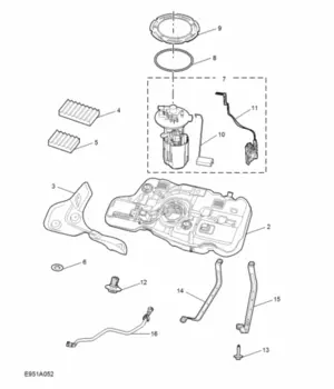 E951A052: FUEL TANK