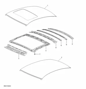 E521C043: PANEL ROOF