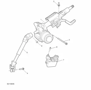 E211D035: STEERING COLUMN