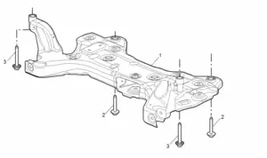 E221D028: FRONT SUBFRAME