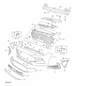 E621A071: FRONTBUMPER