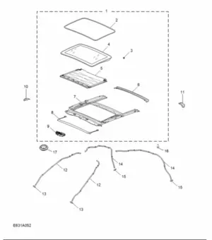 E631A052: SUNROOF