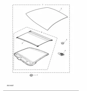 E631A057: SUNROOF