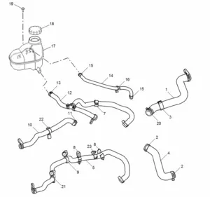 E312A083: COOLANT PLUMBING HARDWARE(1.5T)