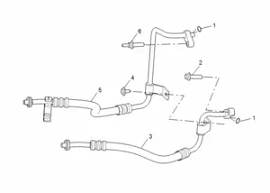 E312B025: EXTERNAL OIL COOLANT PLUMBING HARDWARE