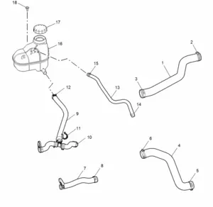 E321A082: COOLANT PLUMBING HARDWARE(1.5L)