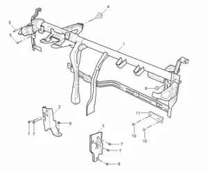 E411A072: FASCIA BRACKET