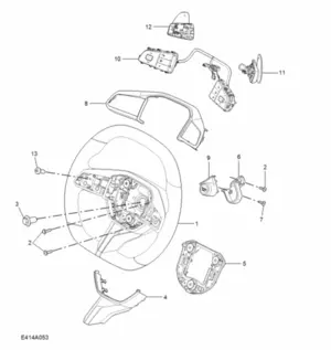 E414A054: STEERING WHEEL(MG)