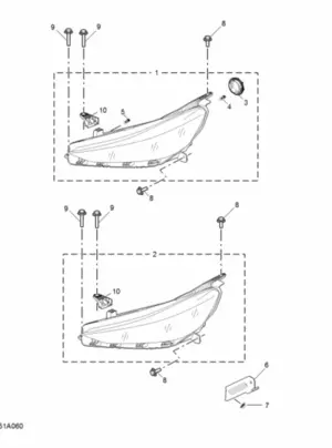 E651A060: HEADLAMP