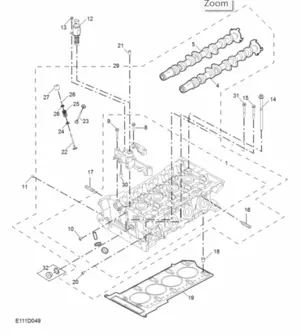 E111D049: CYLINDER HEAD (1.5L)