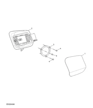 E532A048 FUEL FILLER FLAP