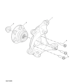 E221C049 FRONT HUB