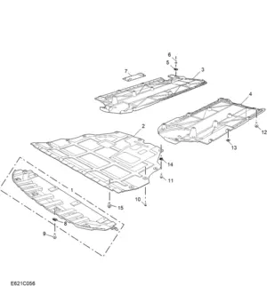 E621C056 UNDER FLOW DUCT