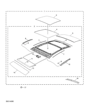 E631A065 SUNROOF