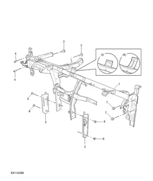 E411A088 FASCIA BRACKET