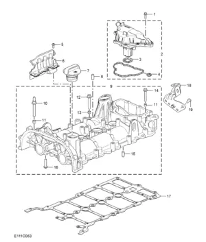 E111C063 CAMSHAFT COVER(1.5T)